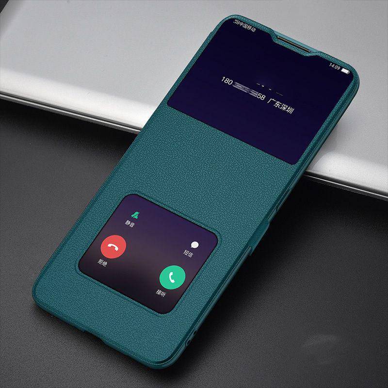 För Poco X8 Pro Fodral Lyxigt Fönster Magnetiskt PU-läder Flip-fodral För Xiaomi Poco X8 Pro Max Telefonfodral Poco X8Pro Coque svart
