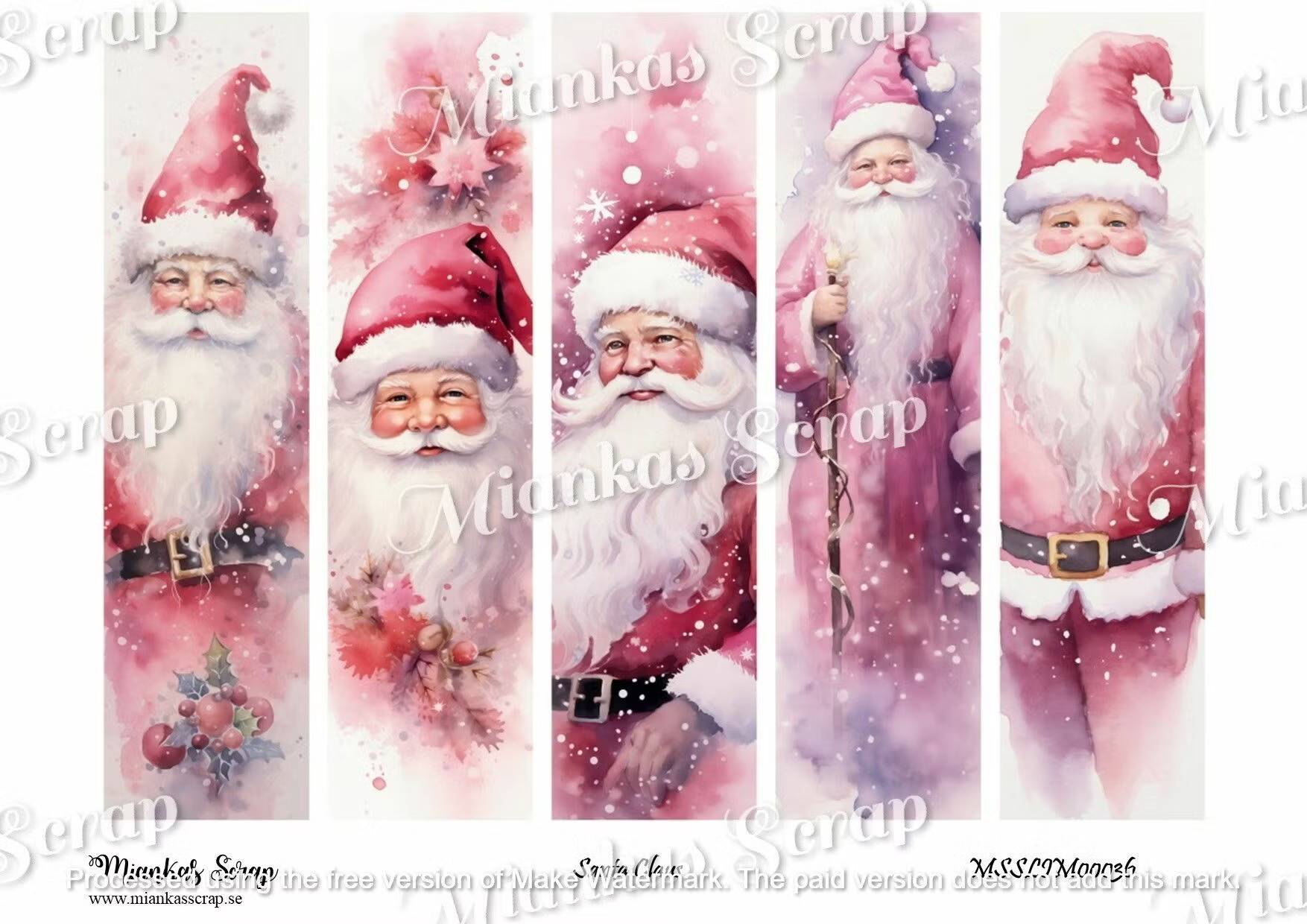 Miankas Scrap klippark - Santa Claus