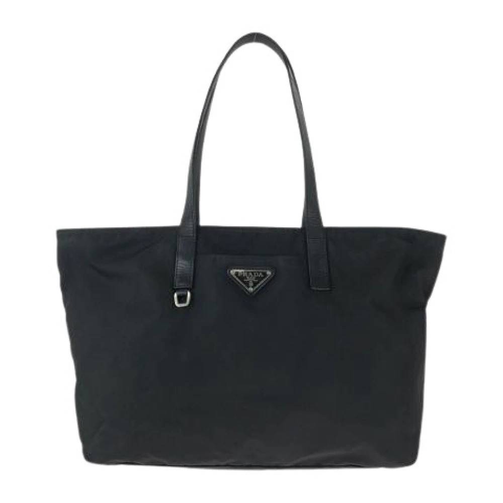 Prada Vintage Pre-owned nylon prada-tasker - Vintage - Dame - Sort - ONE SIZE - Nylon