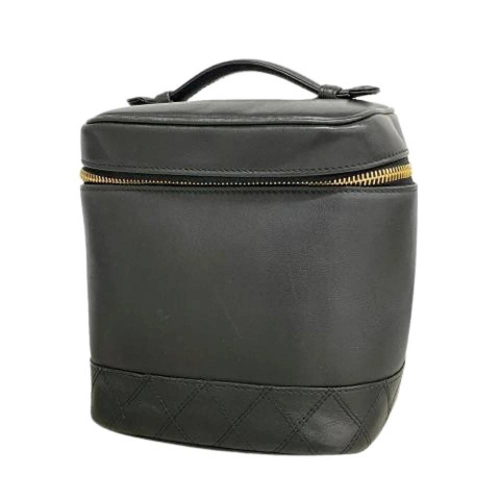 Chanel Vintage Pre-owned Vanity Bag - Vintage - Dame - Sort - ONE SIZE - Uld