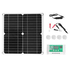 40W 18V monokristallint silikon flexibel solpanel med 20A solarladdningskontroll för utomhusbruk
