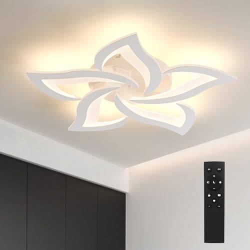 Sky angle LED Deckenleuchte Dimmbar,Wohnzimmerlampe mit Fernbedienung Farbwechsel,Schlafzimmer Deckenlampe moderne Deckenbeleuchtung Deckenbeleuchtung