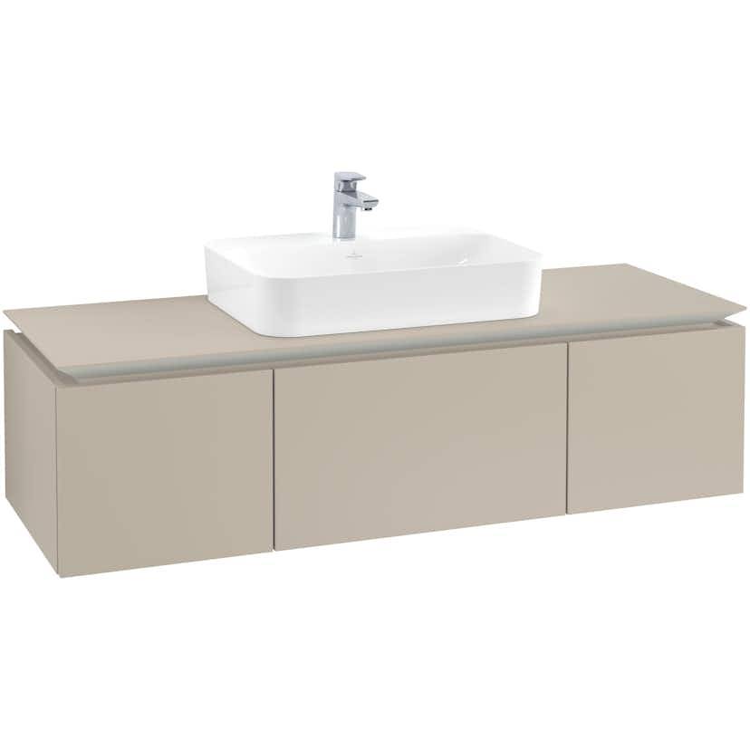 Tvättställsskåp Villeroy & Boch Legato Kompakt med 3 Lådor för Ytmonterat Tvättställ från Finion & Memento