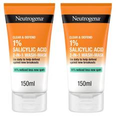 2st Neutrogena Clear & Defend 1 % Salicylic Acid 2-in-1 Wash-Mask - 150 ml