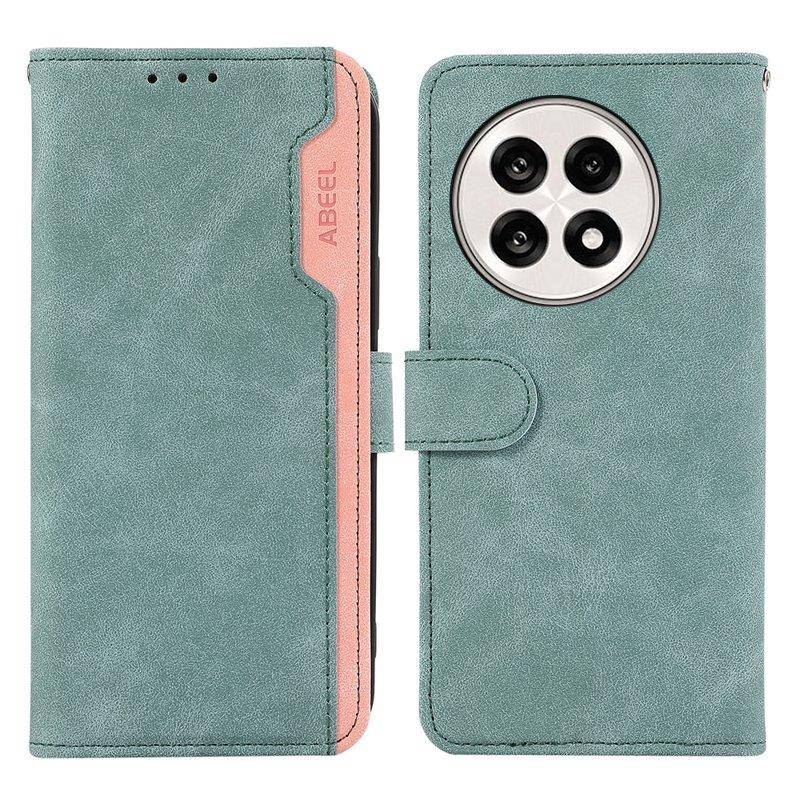 ABEEL Leather Case OnePlus 13R 5G Ace 5 Pro 5G Blå