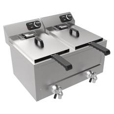 Fritös - Elektrisk - 2 X 8 liter - 2 x 3 KW