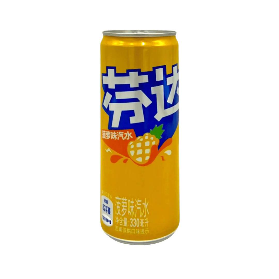 China Fanta Pineapple Slim Dåse 24 x 330 ml