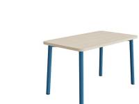 (ComputerSalg) Bord Add 590, 1200x700 mm højde 900 mm med lydabsorberende hvidpigmenteret eg, gråt stel