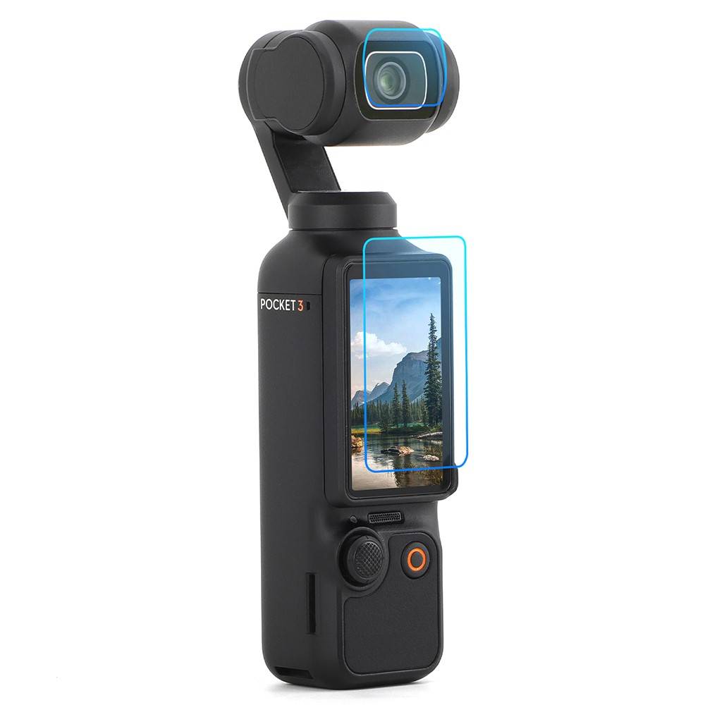 Sunnylife Hærdet Glas Skærmbeskytter + Linsebeskytter DJI Osmo Pocket 3