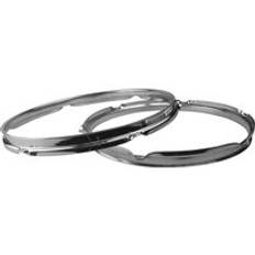 Shaw 14 10 Lug Triple Flange Drum Hoop Chrome