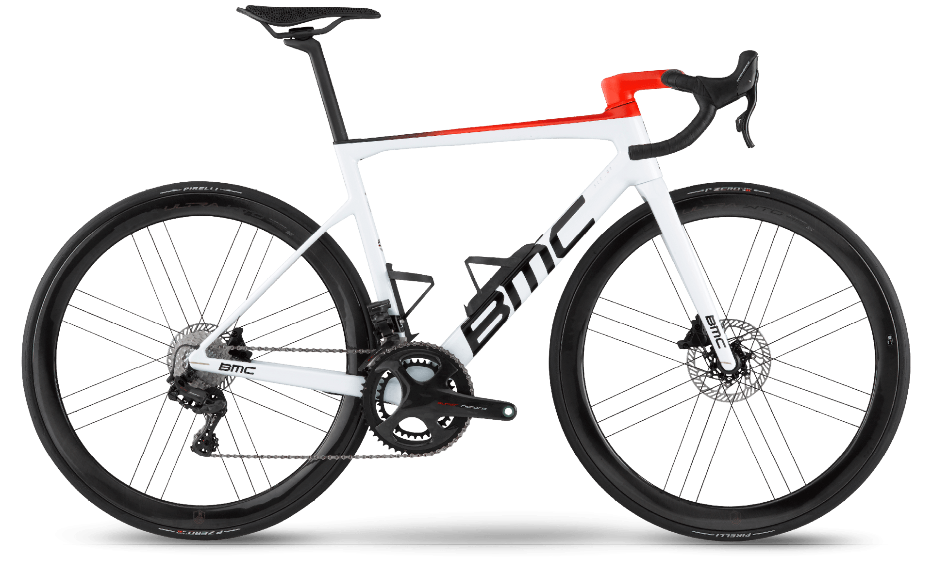 BMC Teammachine SLR 01 LTD 2024 - Dura Ace 12v - BMC CE 40SL - 026 / 51 / Team white / Neon red