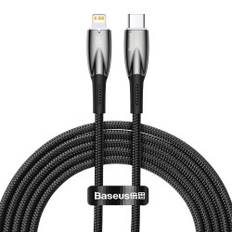 Kabel til hurtigopladning iPhone USB-C - Lightning 480Mb/s PD 20W 2m sort