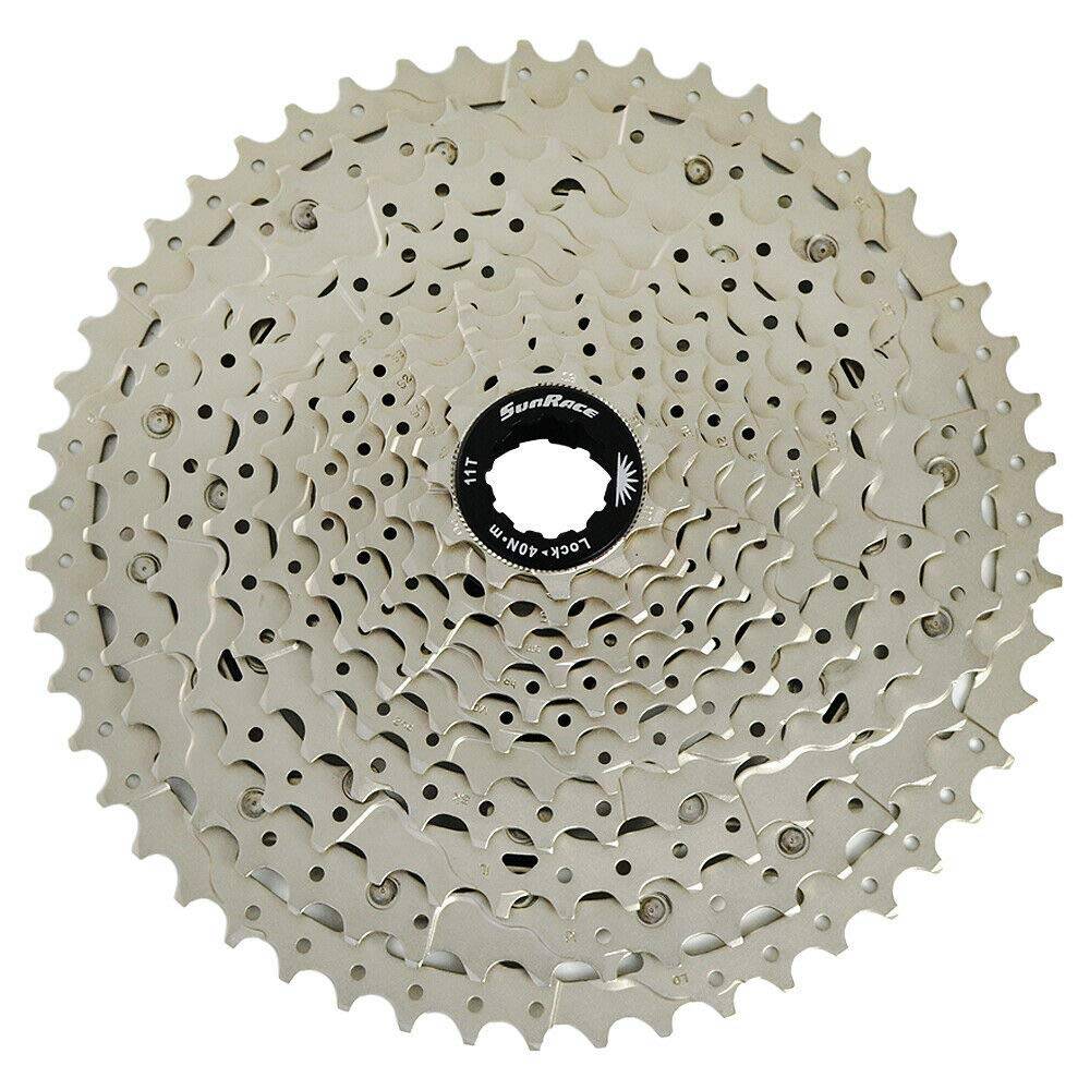 SunRace CSMS8 Wide Ratio Cassette 11 ST1878 11-51T, Speed, Silver,