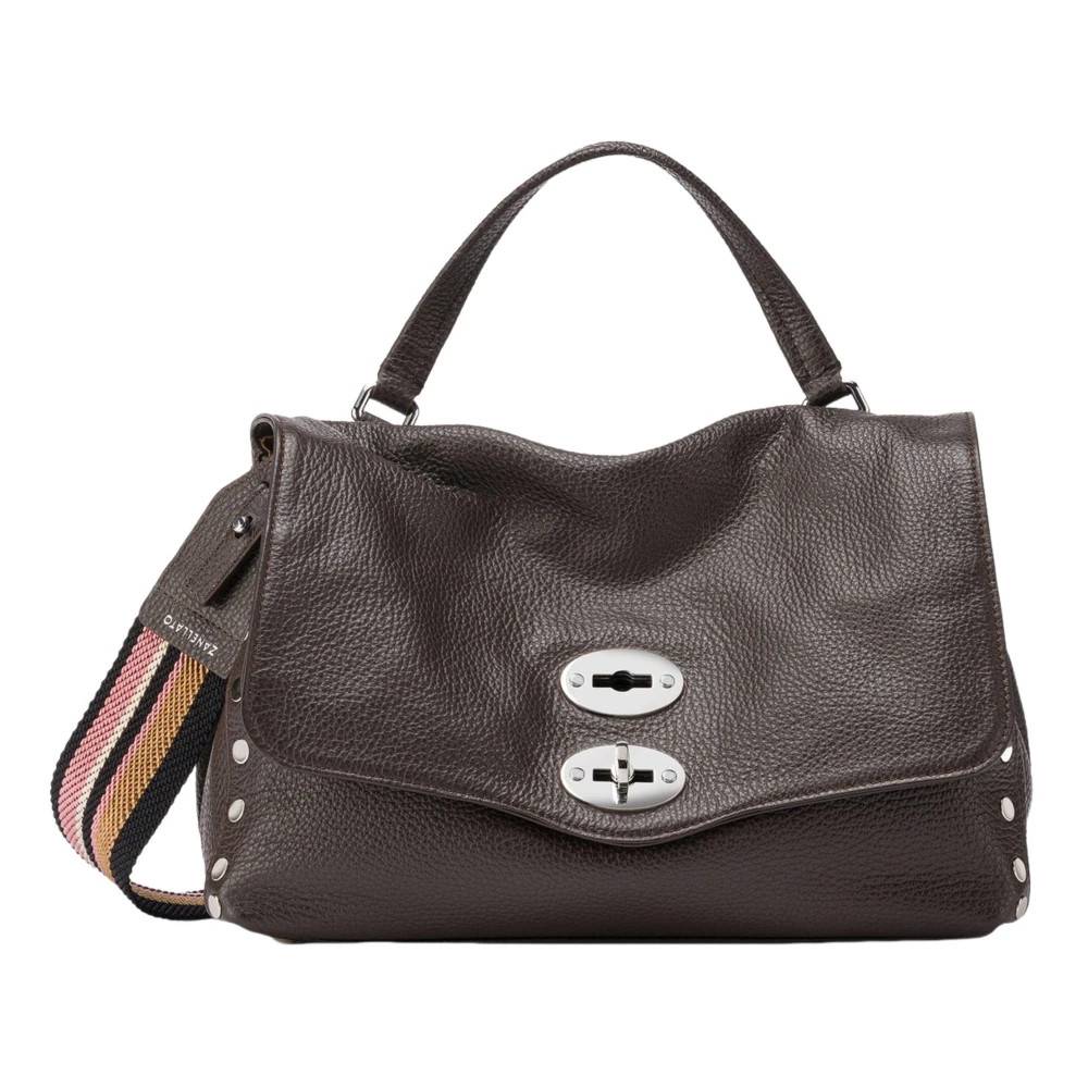 Zanellato Lille håndtaske - Tasker - Dame - Brun - ONE SIZE - Uld