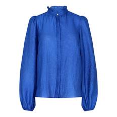 Ianna LS shirt electric blue - XL