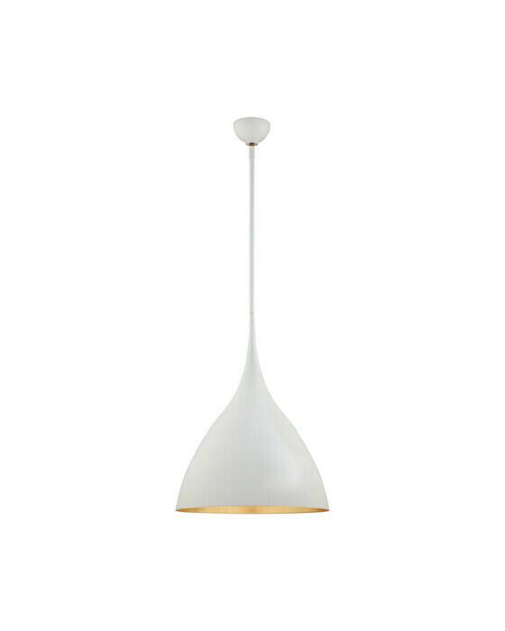 Agnes Medium Pendant White