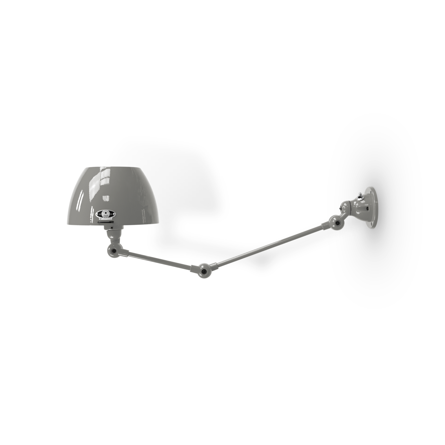 Aicler AIC371 væglampe fra Jieldé - Mouse grey / Blank