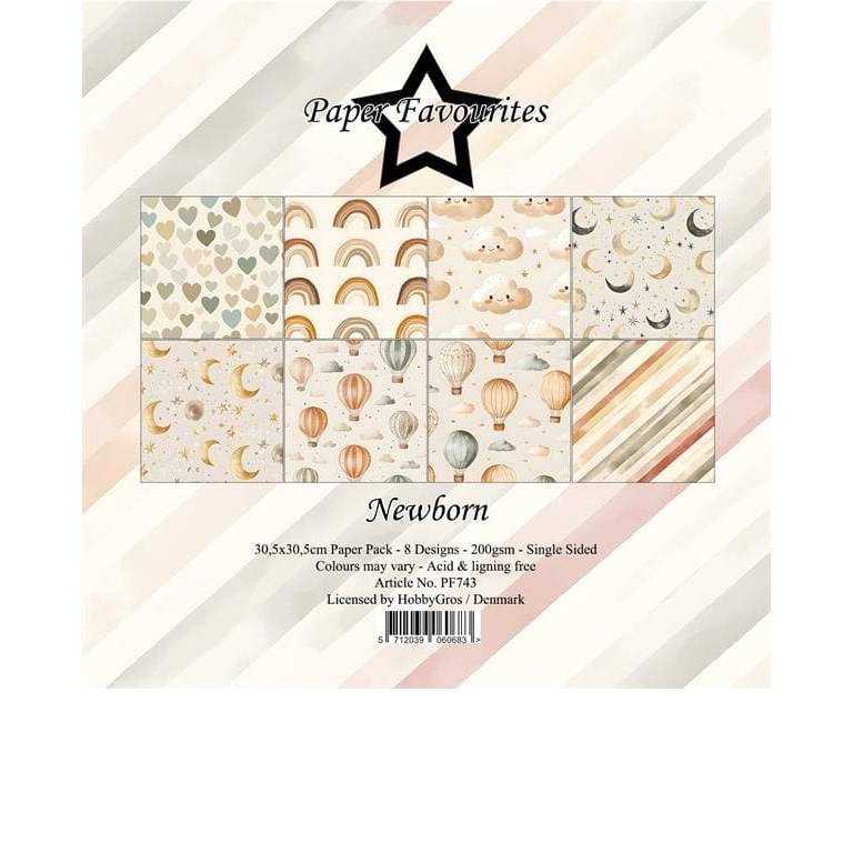 Scrapbookingpapper - 30x30cm - Newborn