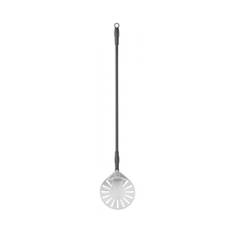 Pizzaspade rund perforerad metall Ø 230 mm