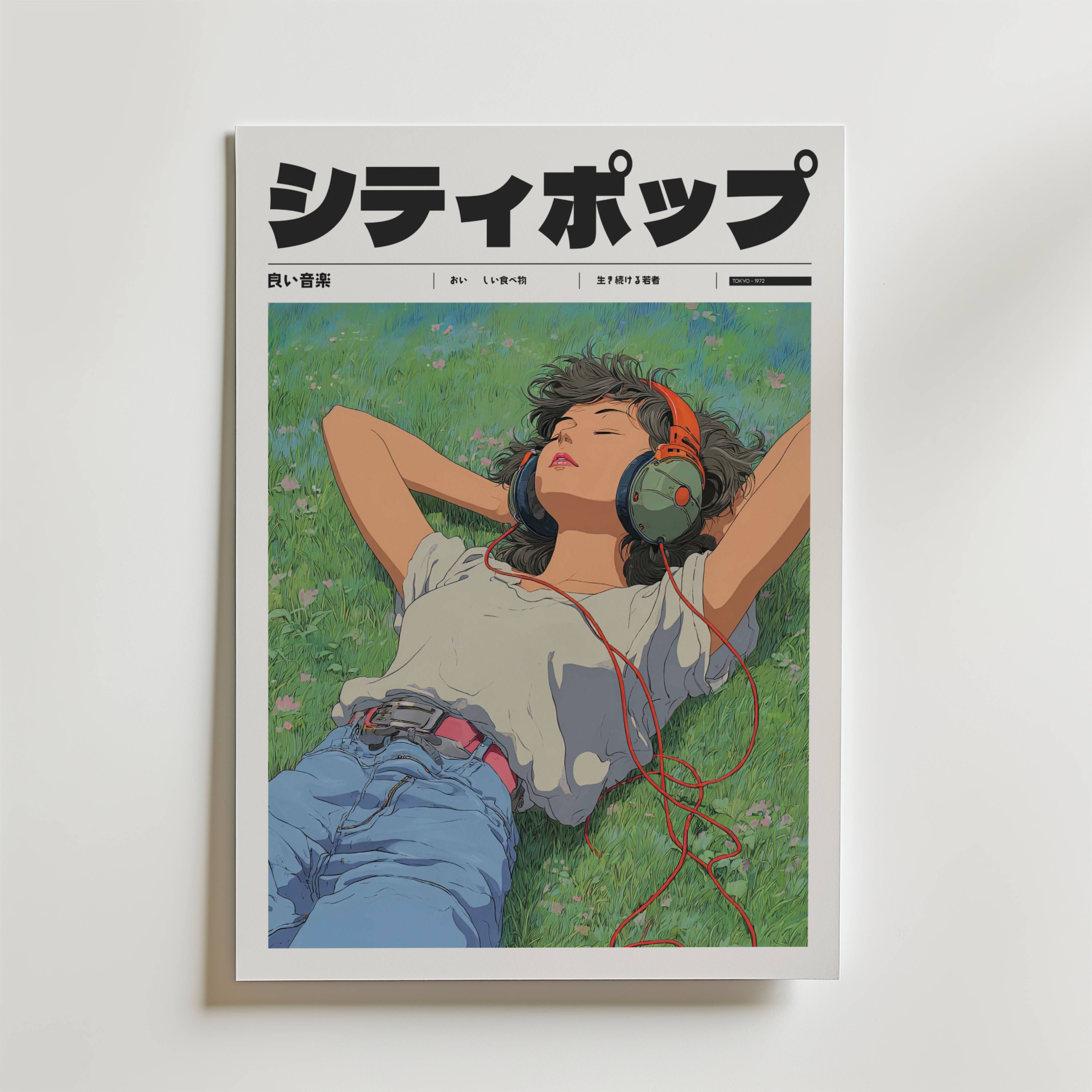 Echoes in the Grass Poster - Fine Art Poster 100x140 cm