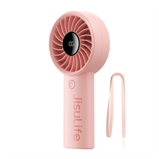 Jisulife håndholdt ventilator Life4 5000mAh bærbar USB-ventilator - Pink
