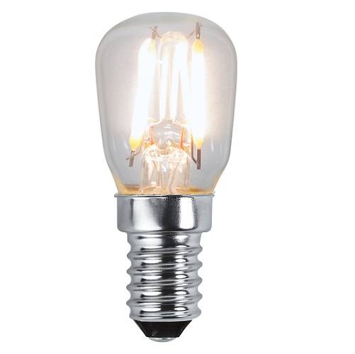 LED Dimbar Päronlampa Klar E14 3W 270lm 3000K Star Trading