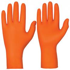 Granberg Engångshandskar i nitril, orangea, 100 pack L (Large)