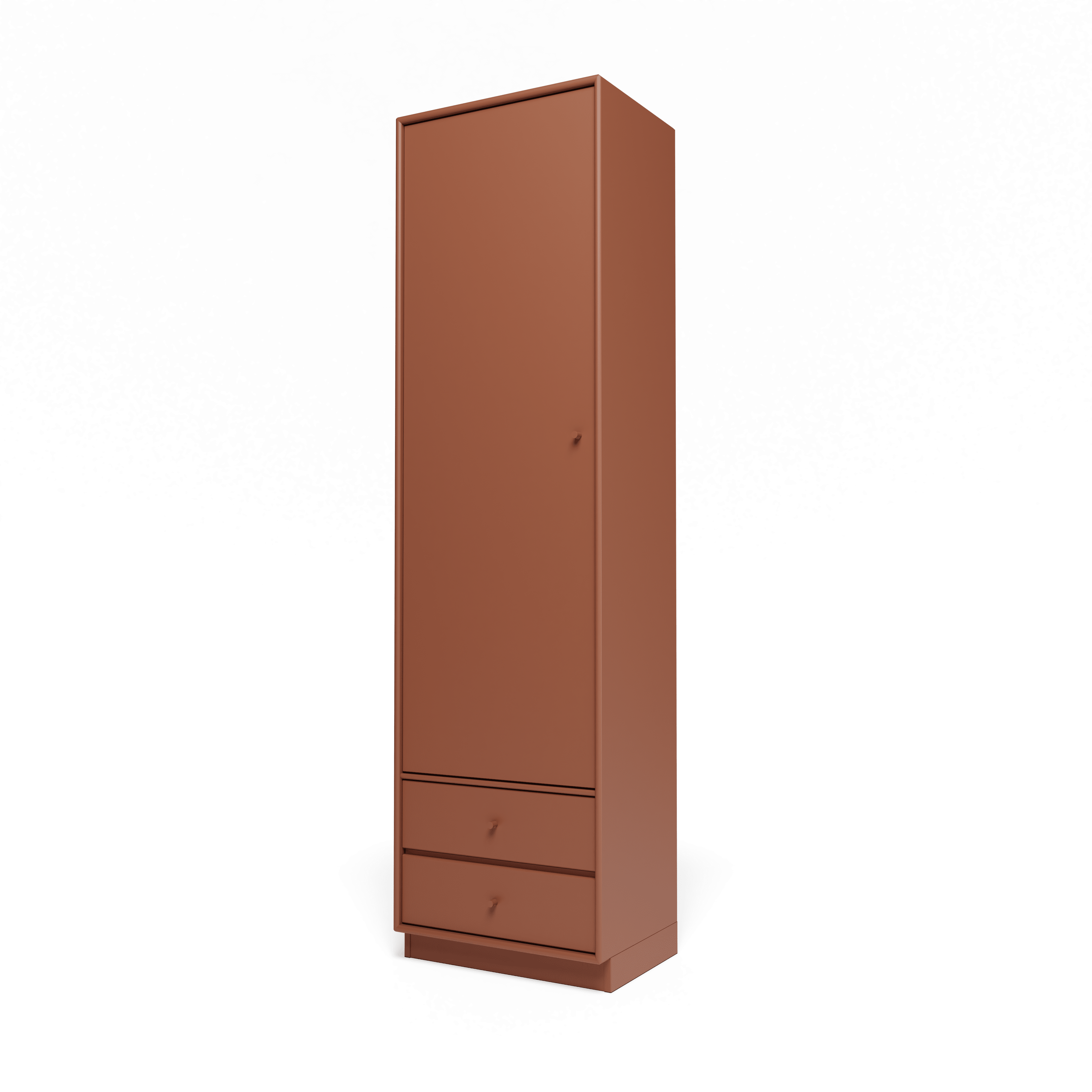 Attire I garderobe, inkl. sokkel 7 cm fra Montana Hazelnut - Jacobsen Plus
