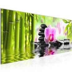 Orkidé vægbillede - 100x 40 cm Pink