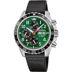 Festina Swiss Made Valjoux F20056/2 - Herr - 46 mm - Automatiskt - Safirglas - Green (22 mm)