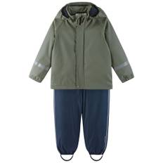 Reima Tipotella Fodrat Regnställ Greyish Green 92 cm  Grön  92 cm  Unisex