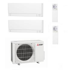 Mitsubishi Electric AY25 Hyper Heating 7.0kW luftvärmepump med 2 innedelar