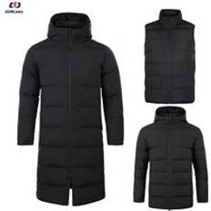 Custom logo puffer jacket men winter jacket women Outdoor Men Bubble Puffer Padded Coat Winter Puffer Jacket