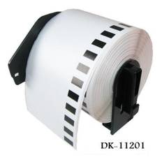 Brother DK 11201 kompatible labels de måler 29 mm x 90 mm.