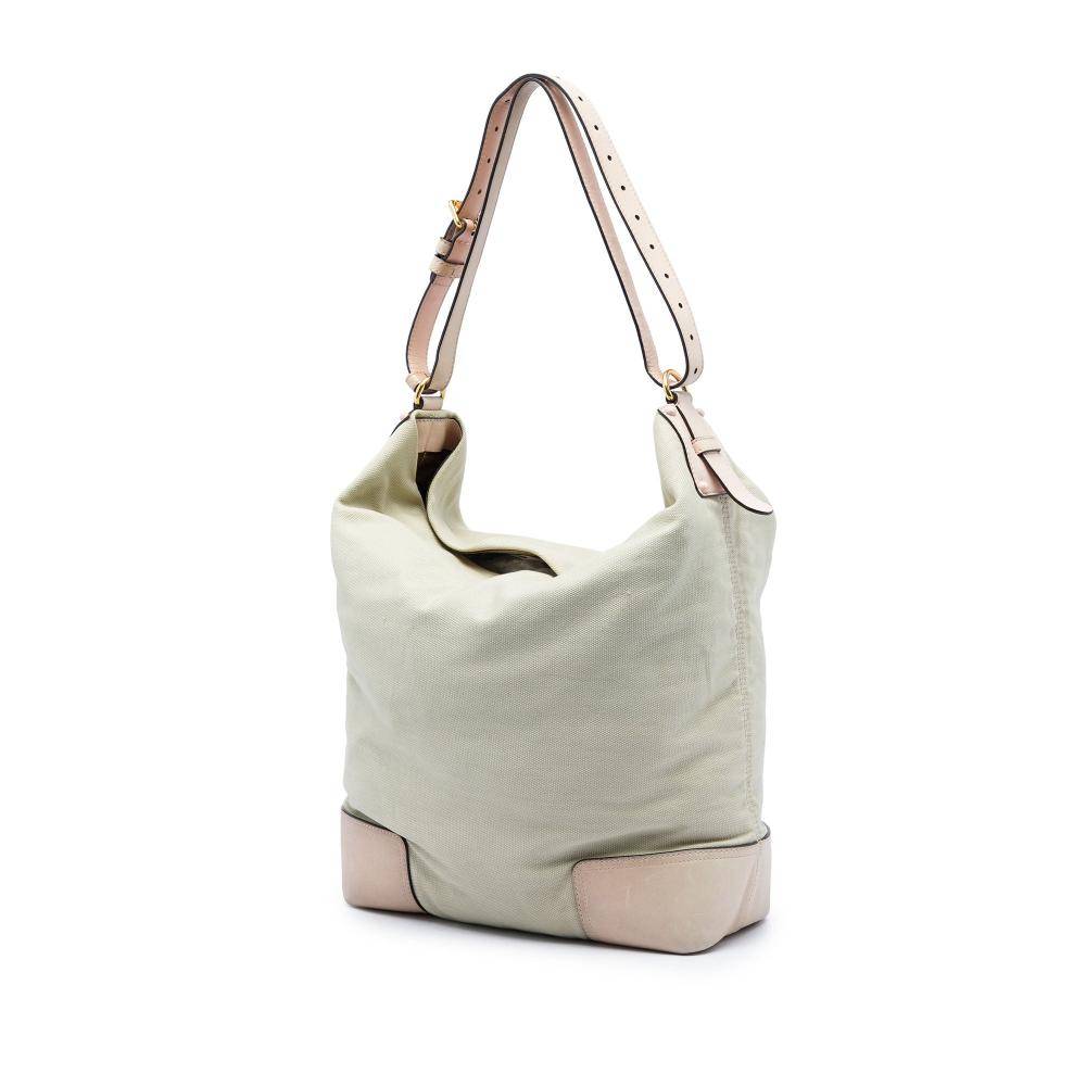Loewe Vintage Shoulder Bag Stl. - Axelremsväskor Från Magasin - Beige (L 42cm x W 32cm x D 13cm)