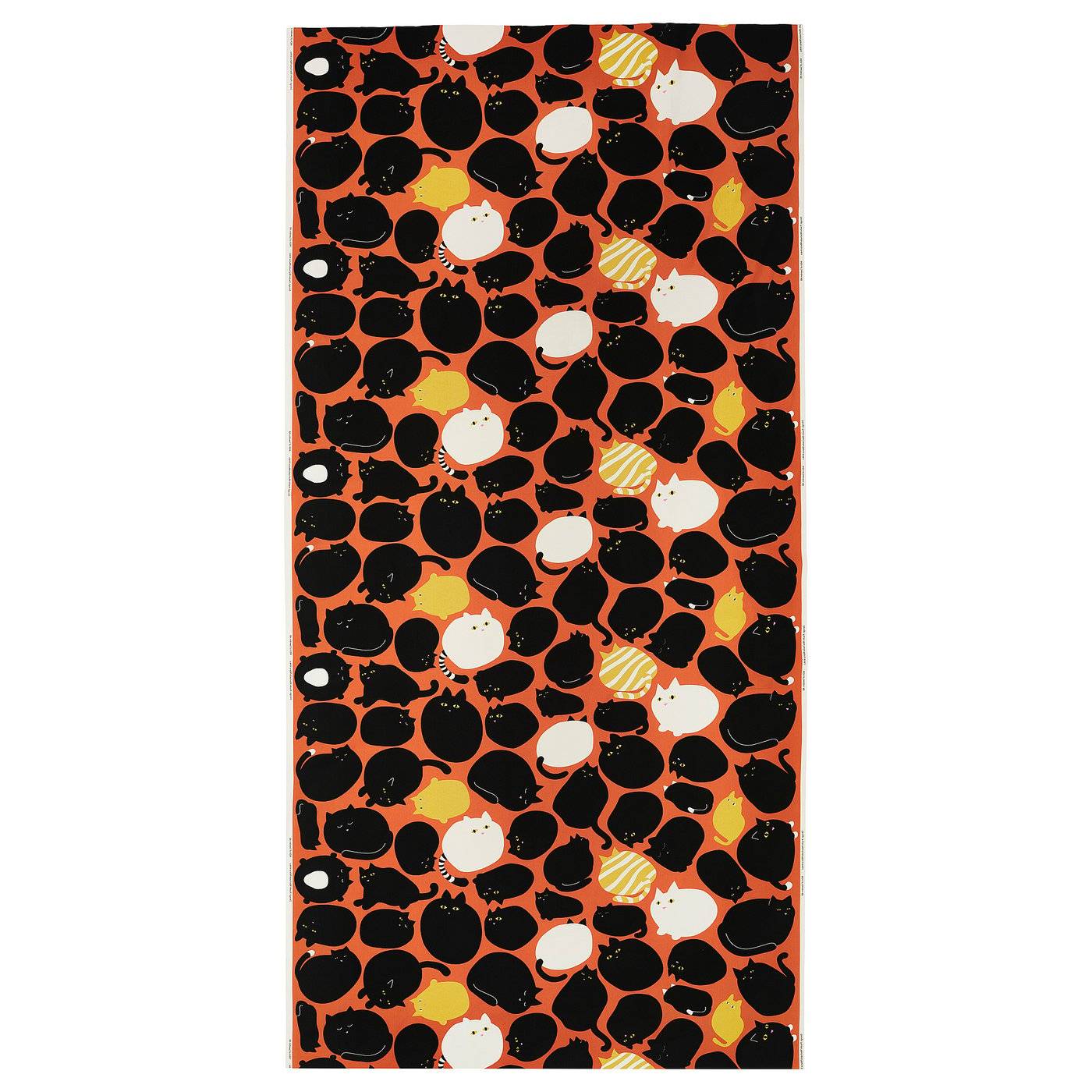 LÄKEMALVA avpassad tyglängd, orange, 150x300 cm