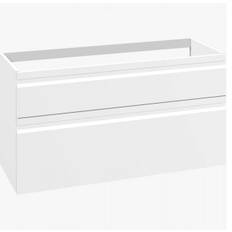 Dansani Luna vaskeskab 120*64 m/skuffer - Hvid mat lak