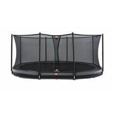 BERG - Grand Favorit InGround 520 Grey + Safety Net Comfort (30.23.65.31) - Fri fragt og klar til levering - Prismatch - Gråt