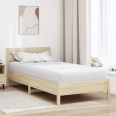 vidaXL Madrass Vit 120 x 200 cm Polyester