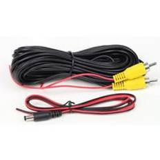 Videokabel 6m f&#xF6;r bil bakifr&#xE5;n kamera universal rca 6 meter tr&#xE5;d f&#xF6;r anslutning av bakkamera med bil multimedia monitor