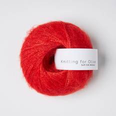 Knitting for Olive Soft Silk Mohair - Ribsrød