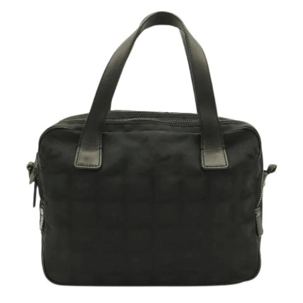Chanel Vintage Pre-owned nylon chanel-tasker - Vintage - Dame - Sort - ONE SIZE - Nylon