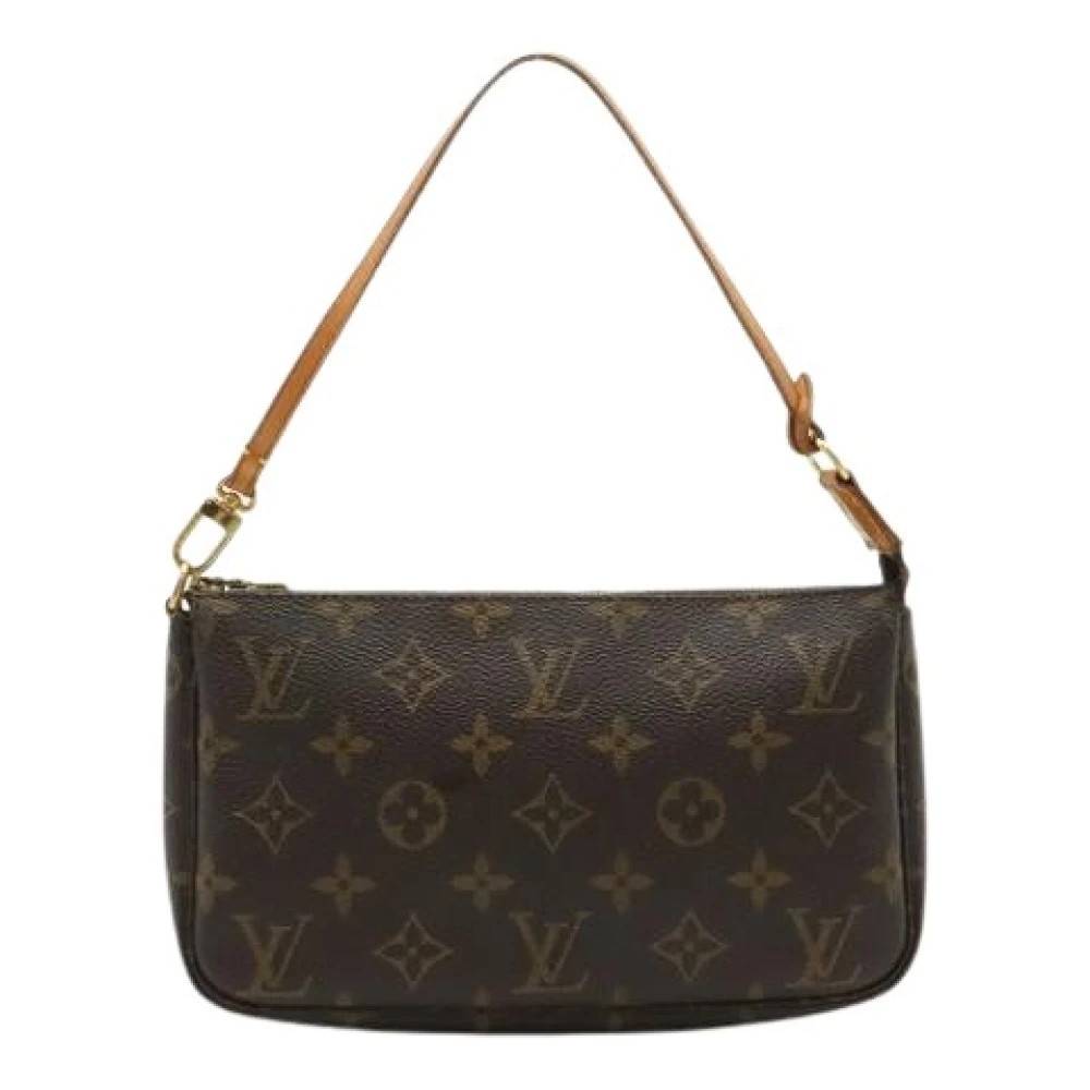 Louis Vuitton Vintage Pre-owned Vintage Monogram Canvas Skuldertaske - Vintage - Dame - Brun - ONE SIZE - Uld