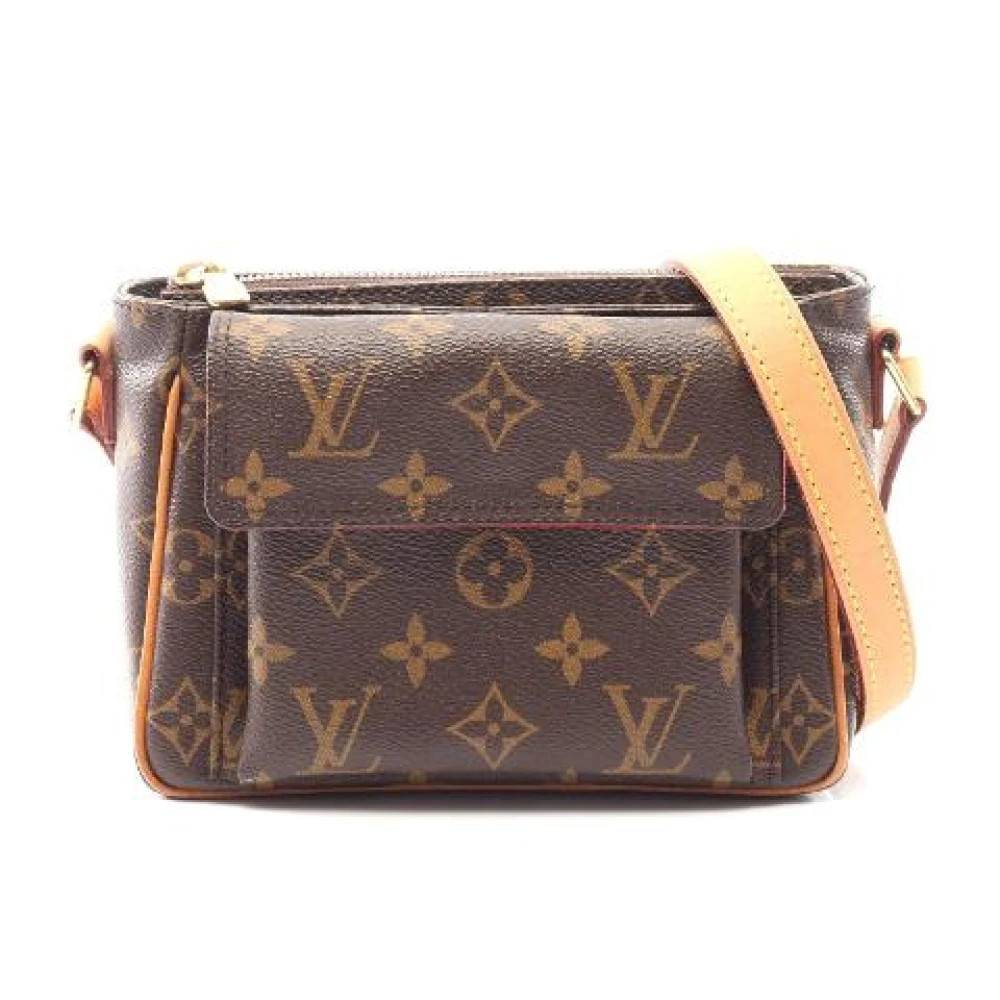 Louis Vuitton Vintage Pre-owned Vivacite PM Skuldertaske Monogram Brun - Vintage - Dame - Brun - ONE SIZE - Uld