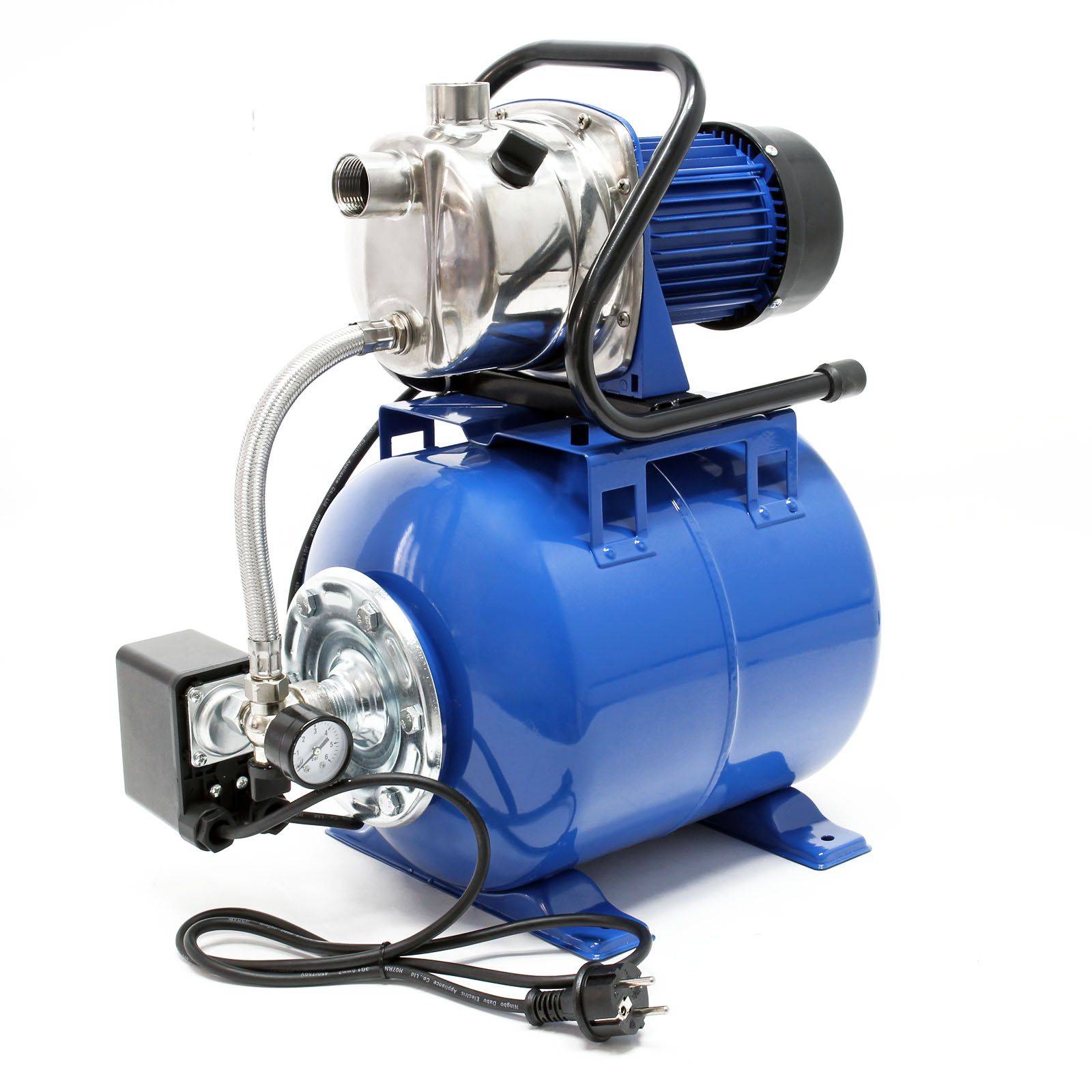 Hydroforpump 3400l/h med tryckbrytare, 1200W och 19l kärl