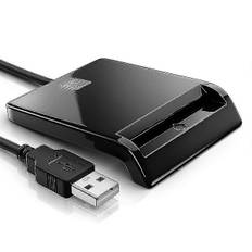 Id-kortlæser Usb Smart Card Reader, sort [DB]