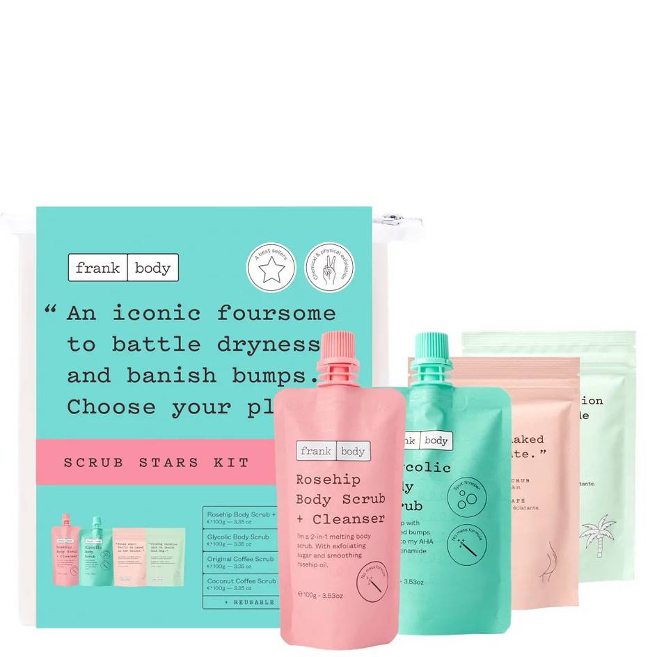 Now showing image 1 Frank Body Scrub Stars Kit