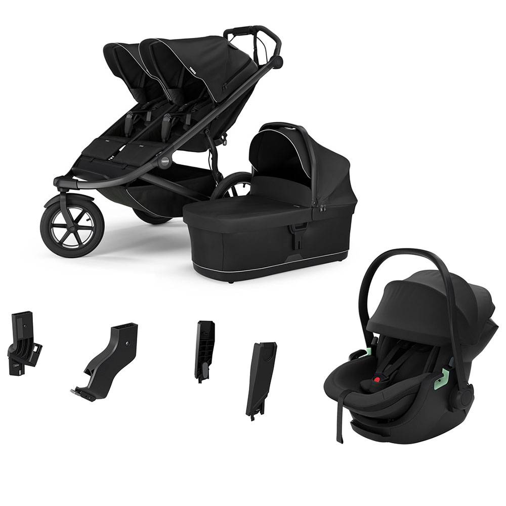 Thule Urban Glide3 Double Black + Thule Maple