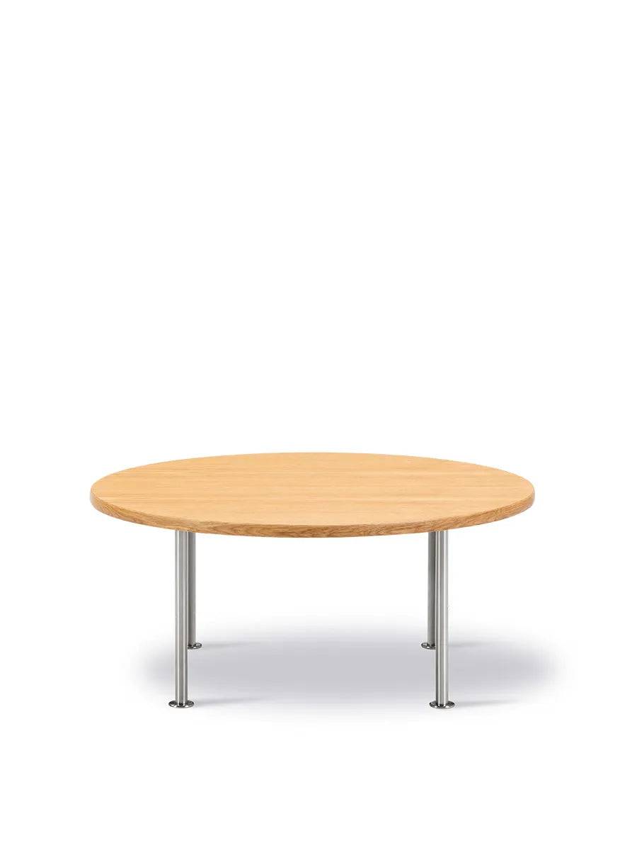 Wegner Ox Table fra Fredericia Furniture Ø80 cm / Eg - oliebehandlet / H: 35 cm - Jacobsen Plus