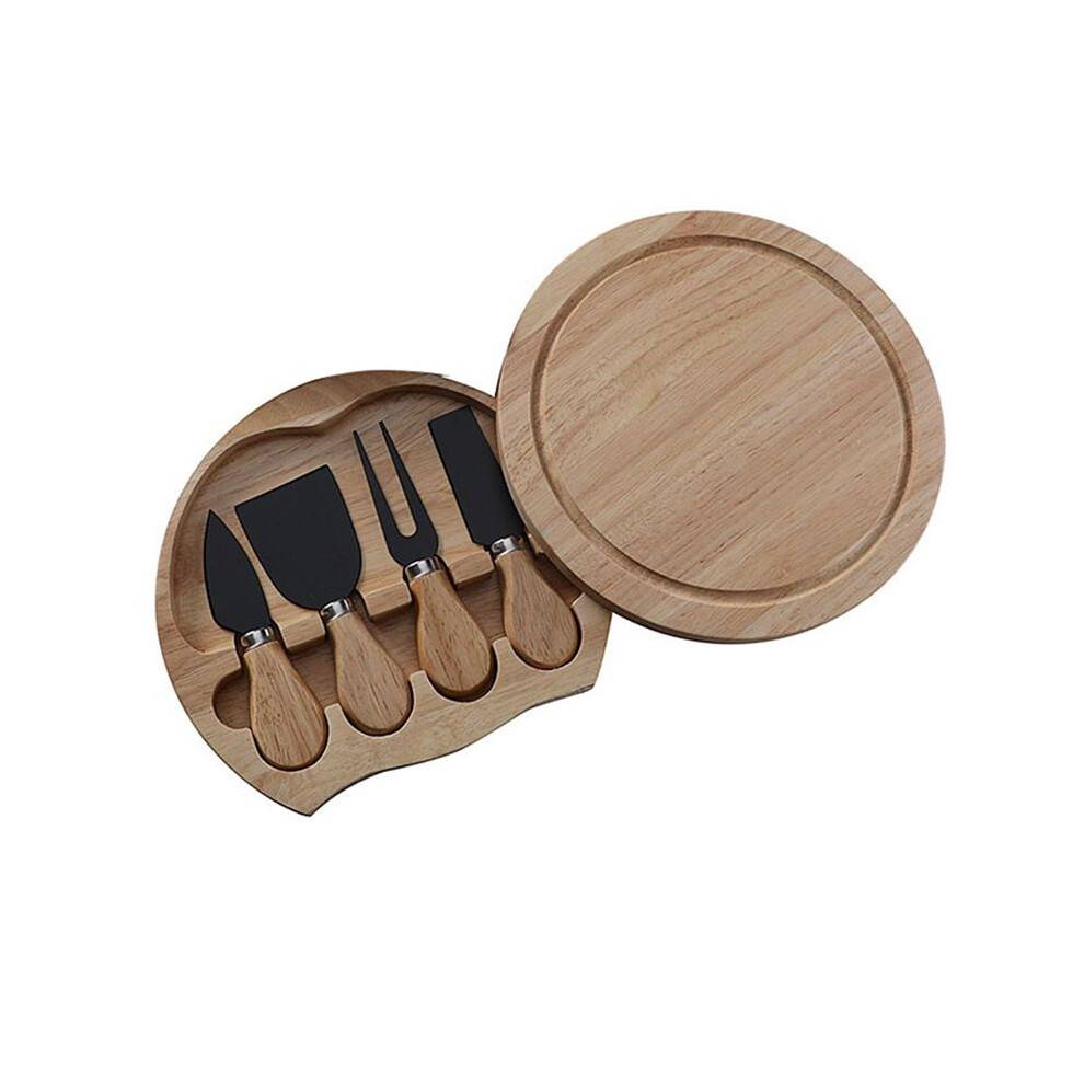Cheese Knife Shovel Stainless Steel Cheese Tool Cutlery Cheese Knife Set Gift Box Kitchen Cooking Tool Black